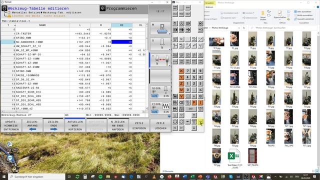 Heidenhain TNC640 3 Werkzeugtabelle