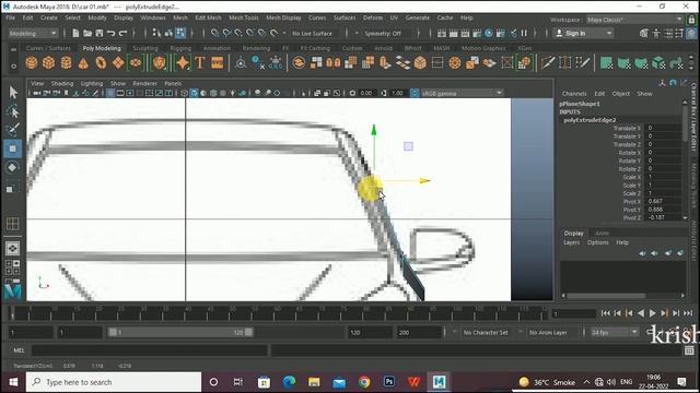 3D Car Modeling Tutorial In Hindi [ Part - 1 ] Autodesk 3D Maya# With me# Krishna Entertainment# смотреть онлайн