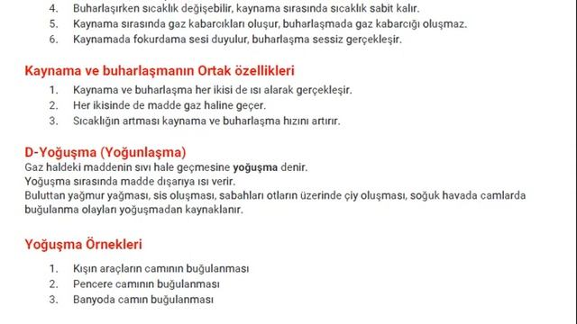 5. SINIF 4. ÜNİTE 1. KONU MADDENİN HAL DEĞİŞİMLERİ смотреть онлайн