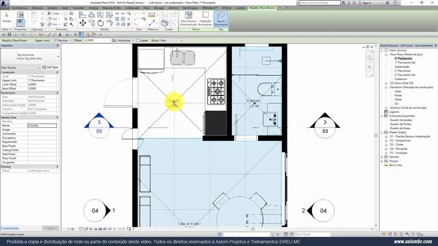 Criando Ambientes e Setorizando | Aula 09 | Minicurso Loft no Revit смотреть онлайн