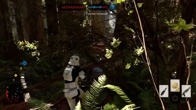 Star Wars Battlefront 2015 Walker Assault Gameplay Forest Moon of Endor Map смотреть онлайн