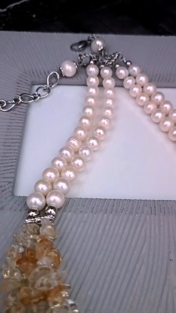 Колье "Сливки и мёд"Переделка для Анны Ивановны из Уфы смотреть онлайн