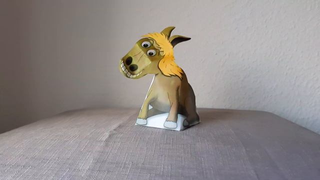 Horse 2 Pferd Лошадь Papier Illusion 3D
