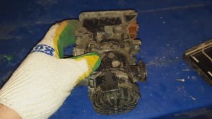 Модуль регулировки давления передней оси MAN TGX в разборе. Knorr-Bremse