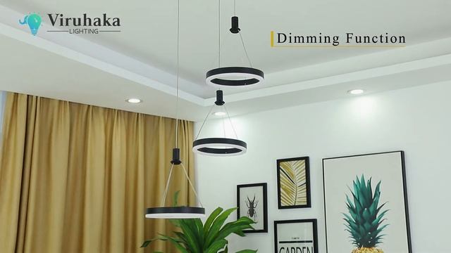 3-Ring Modern LED Pendant Light смотреть онлайн