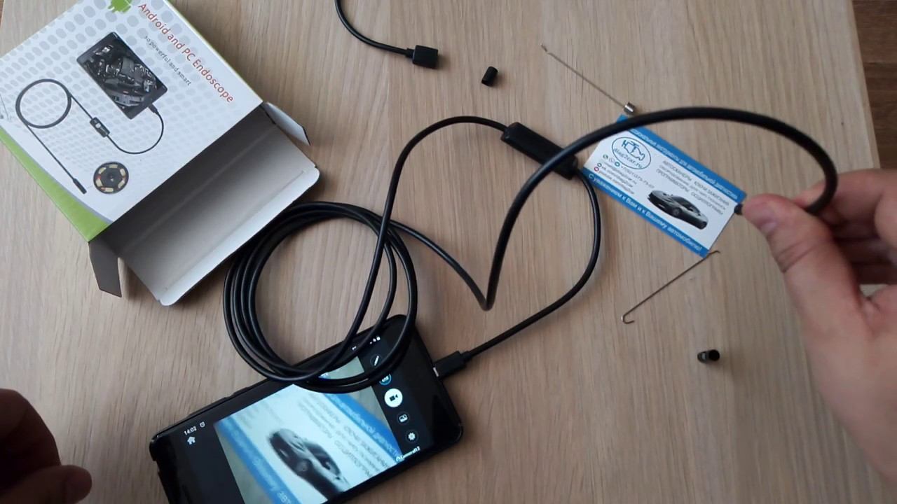 Видео эндоскоп USB для Android и Windows смотреть онлайн