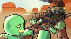 Роблокс / ROBLOX-Мёртвый маршрут!! едем по рельсам  на поезде спасаясь от ЗОМБИ!!