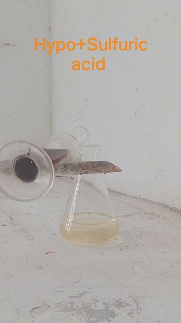 Sodium hypochlorite+Sulfuric acid reaction смотреть онлайн