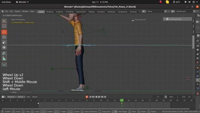 Blender Pose Library смотреть онлайн