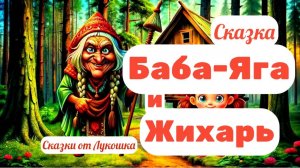 Баба-Яга и Жихарь • Сказка на ночь о волшебстве и смекалке | Русские народные сказки про Бабу Ягу