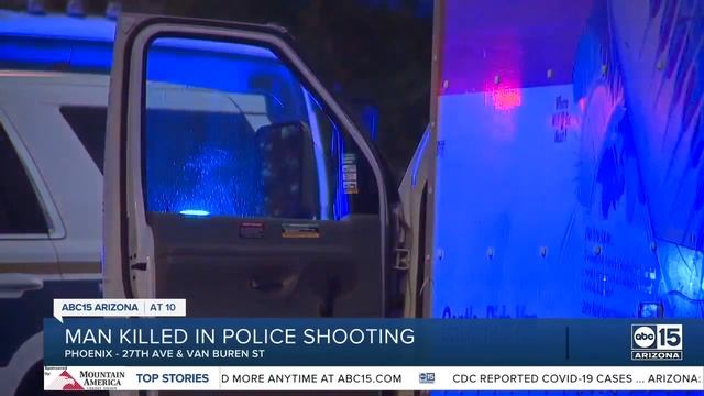 Man dies from injuries after shooting with police near 27th Ave and Van Buren смотреть онлайн