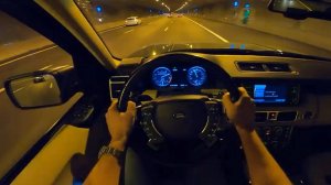 Range Rover Supercharged fast race