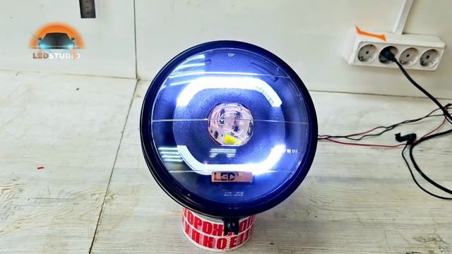 Урал мото фара тюнинг проект модернизации света Ledstudio смотреть онлайн