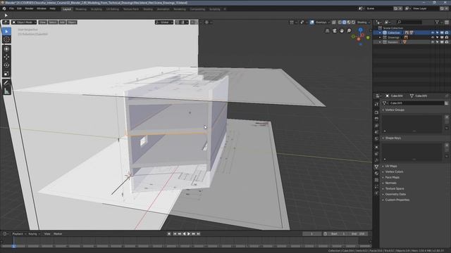Blender Archviz: Floor Plan and Walls | Part 07 | смотреть онлайн