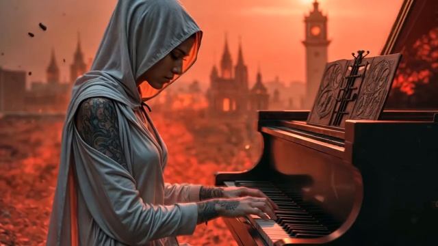 СКРИПКА МЕТАЛ  ФОРТЕПИАНО БАС - Музыкальная тема «Конец обоих миров» инструментальная