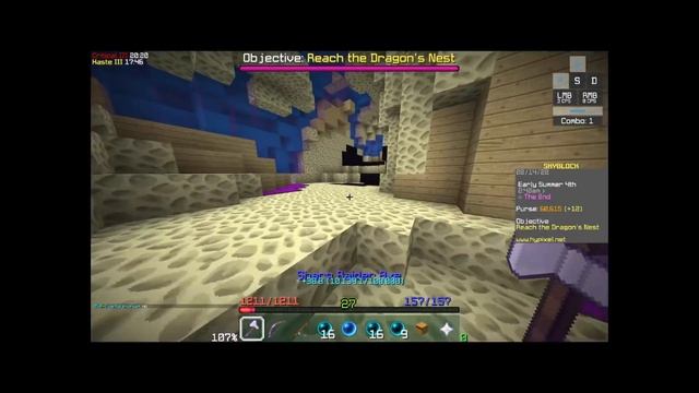 Hypixel SkyBlock Hardcore [16] How I easily 1 tapped Zealots смотреть онлайн