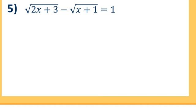 10.13_1.6b Radical Equations смотреть онлайн