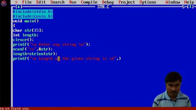 C Program to Find the Length of a String |strlen function in string |String Length in C |C Language смотреть онлайн