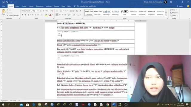 Fungsi Dekripsi pada Pengimplementasian Algoritma Caesar menggunakan Python смотреть онлайн