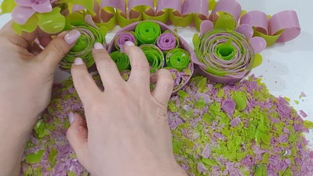 ASMR SOAP l The crunch of soap flowers l No talking. 4k смотреть онлайн