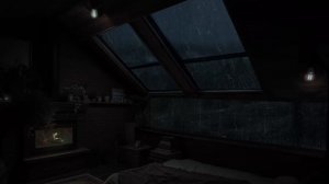 Шум дождя за окном в загородном доме | Дождь от бессонницы и стресса