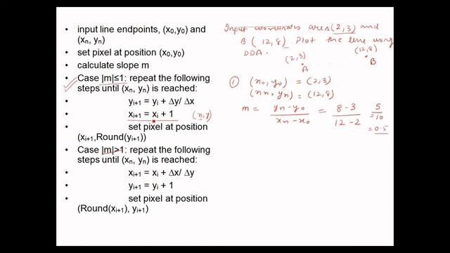 How to solve Numerical on DDA algorithm | Example of DDA Line Generation | UGC NET practice questio смотреть онлайн