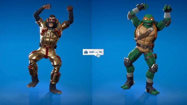 [New] Michelangelo doing Funny Built In Emotes in Fortnite #1 (Ninja Turtles) смотреть онлайн
