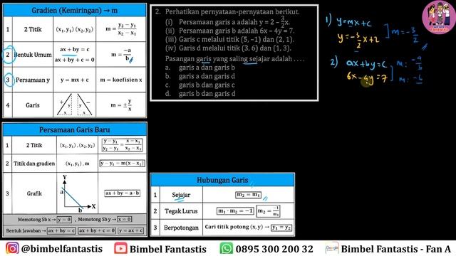 Hubungan Garis Saling Sejajar || Seri Belajar || No 2 || 2022/K8/M/B4/UK4 || Mtk 8 SMP смотреть онлайн