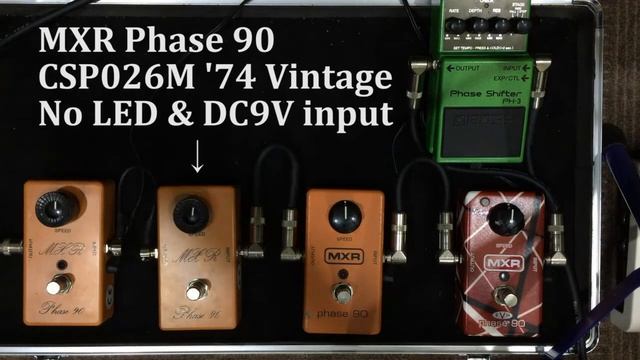 Phaser Battle ！ MXR Phase 90 CSP-101SL & CSP026M '74 & M101 & EVH & BOSS & PH-3 смотреть онлайн