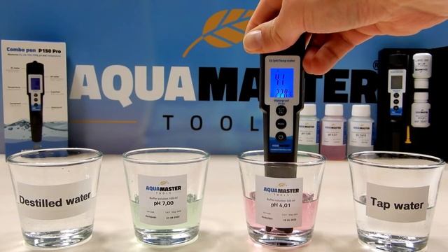 Aqua master tools P150 Pro pH EC meter pH Kalibratie смотреть онлайн
