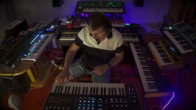 Hydrasynth ⧸ ARP Odyssey ⧸ System 8 ⧸ Nord lead A1 ⧸ Prophet 08 ⧸ Keystep Pro ＂Deep Summer Jam＂ смотреть онлайн