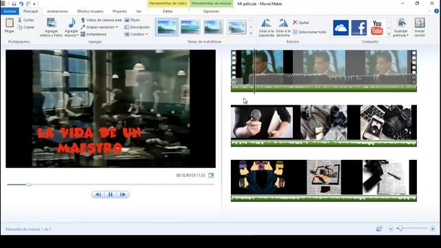 Explorando el entorno del programa Movie Maker смотреть онлайн