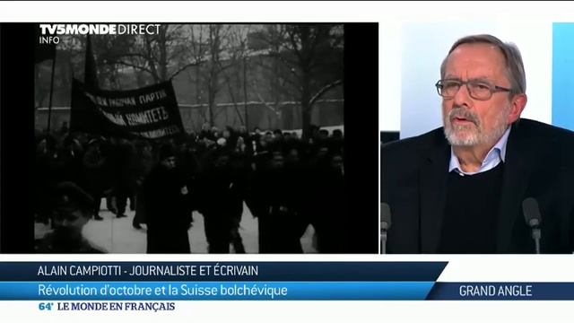 Alain Campiotti nous raconte la Révolution d'octobre et la Suisse bolchévique смотреть онлайн