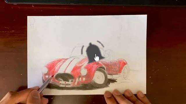 Drawing Shelby Cobra 427 | Fenil Art смотреть онлайн