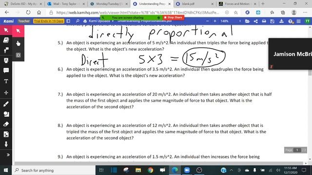 AP Physics Class Dec. 7th and Dec. 8th, 2020 смотреть онлайн