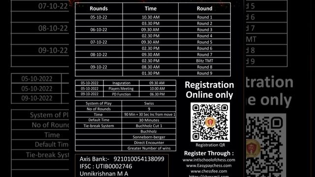FIDE Rated Offline Chess Tournament смотреть онлайн