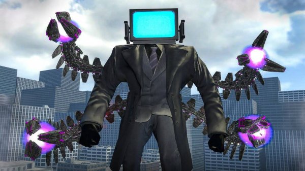 НОВЫЙ БОЛЬШОЙ CERBERUS TV MAN! СКИБИДИ ТУАЛЕТЫ В ГАРРИС МОД