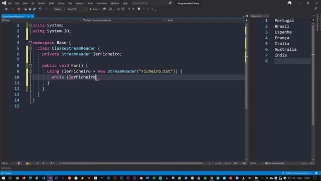 Programar em C# #50 - Classe StreamReader смотреть онлайн