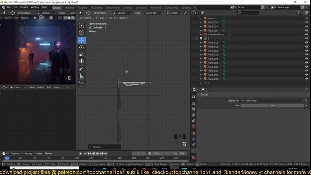 creating a cyber punk city in blender смотреть онлайн