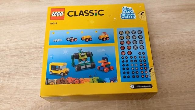 Обзор конструктора LEGO Classic 11014 Кубики и колёса смотреть онлайн