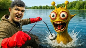 мы ДОСТАЛИ СО ДНА SPRUNKI поисковым МАГНИТОМ во время МАГНИТНОЙ РЫБАЛКИ!