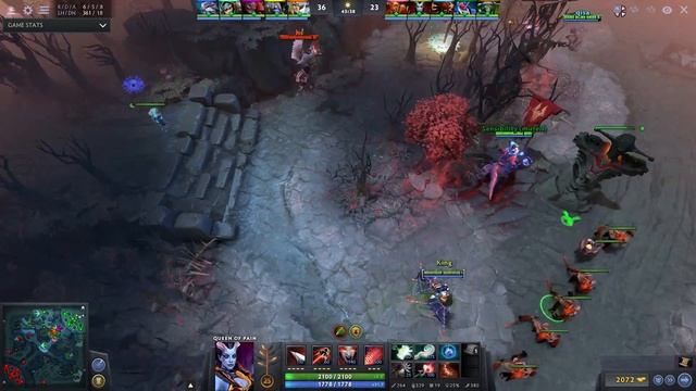 Dota 2 Dendi - Queen of Pain highlights - Game 2899373051 смотреть онлайн