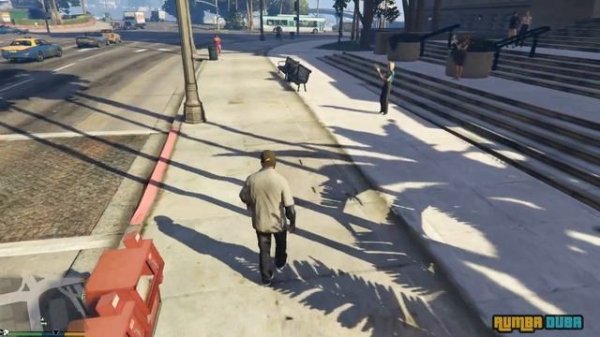 GTA 5 City Hall Smoke-In (Barry) | Franklin's Strangers & Freaks