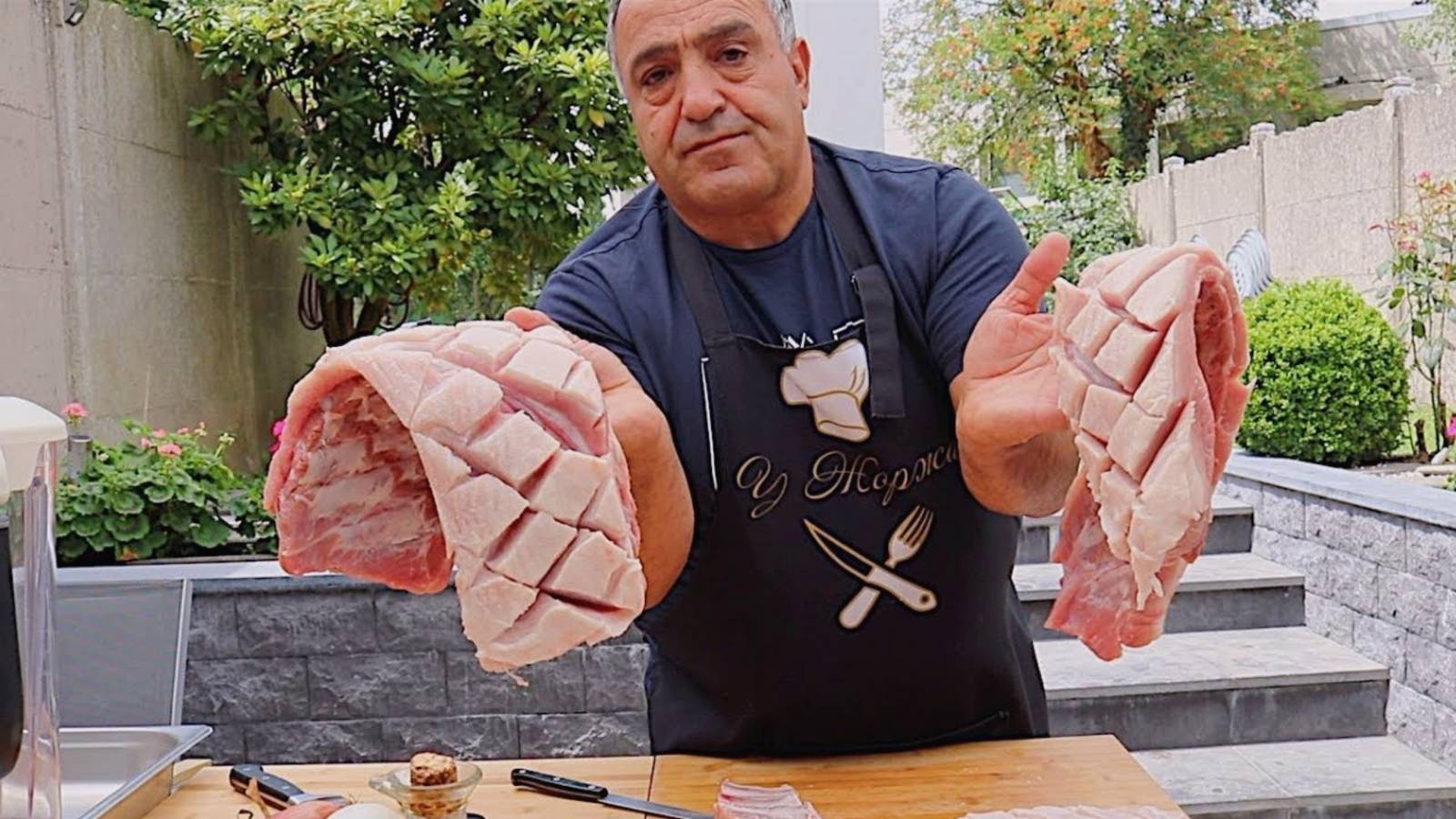 Как приготовить свиные ребрышки в фольге на мангале. Вкусный маринад для шашлыка из свинины смотреть онлайн