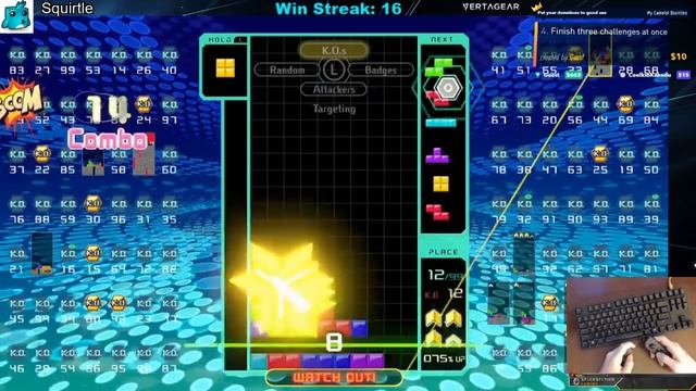 Tetris 99 - Flawless Stream 21 Win Streak - 1820+ Total Wins смотреть онлайн
