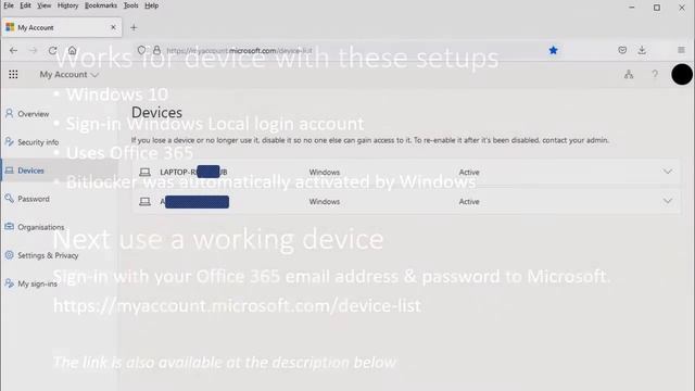 Where to get your Bitlocker 48-digit Recovery Key смотреть онлайн