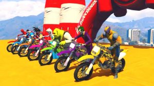 Мультик про супергероев на мотоциклах и вертолетах для детей