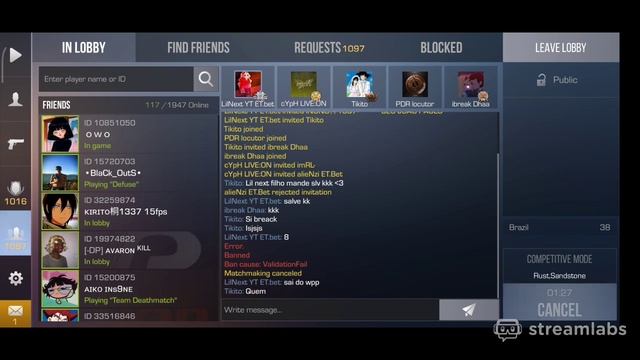 Standoff 2 Livestream 08/02/20 (PT-BR) смотреть онлайн