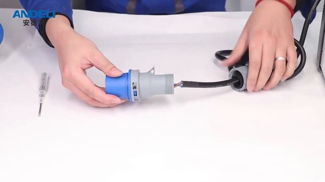 ANDELI Industrial Plug Installation And Use Demonstration смотреть онлайн