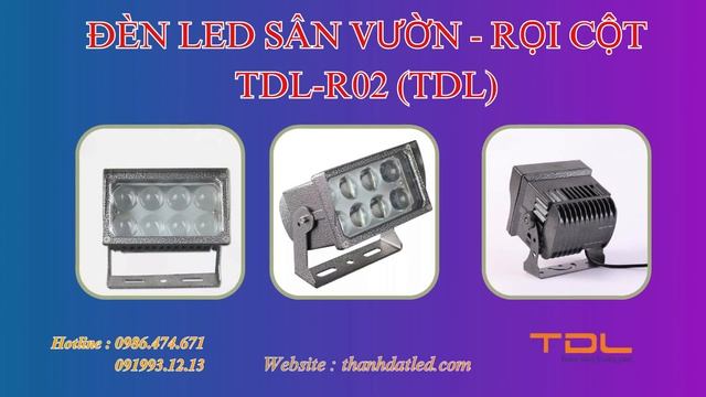 Đèn Hắt Cột Ngoài Trời 24w (TDL-R0224) Đèn Cột Chiếu Sáng Sân Vườn, Hắt Toà Nhà, Chiếu Tiểu Cảnh смотреть онлайн